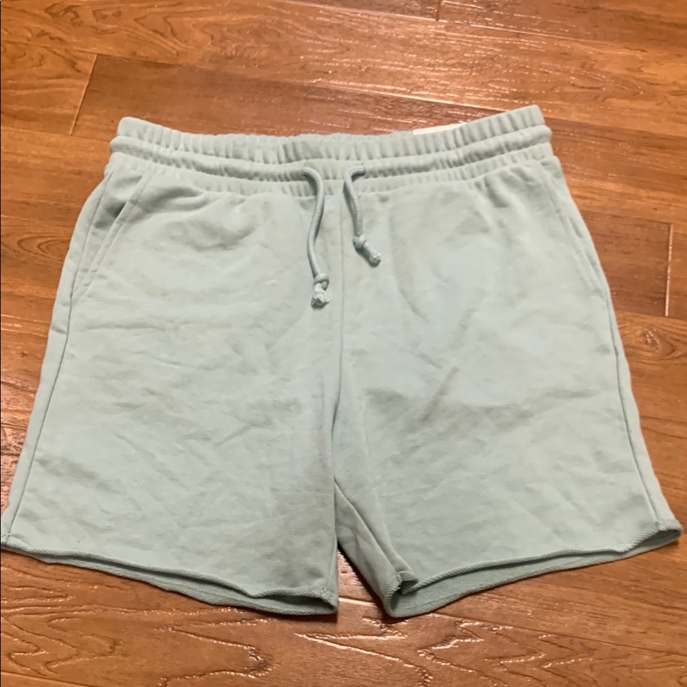 NWT H&M Men's Light Mint Casual Drawstring Shorts